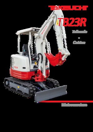 Mini Excavators Takeuchi TB 23 R