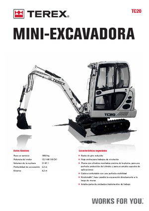 Mini Excavators Terex TC 20