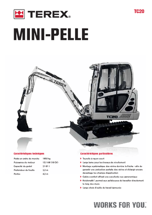 Mini Excavators Terex TC 20