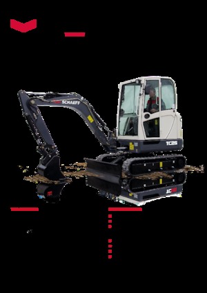 Mini ekskavatörler Schaeff TC 25