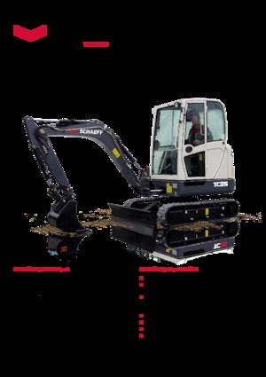 Mini ekskavatörler Schaeff TC 25
