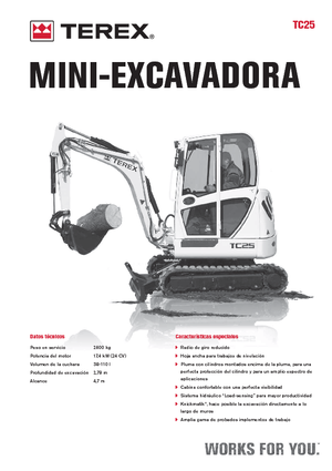 Mini Excavators Terex TC 25