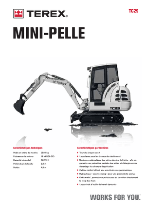 Mini Excavators Terex TC 29
