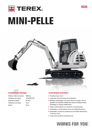 Mini Excavators Terex TC 35