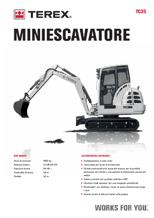 Mini Excavators Terex TC 35