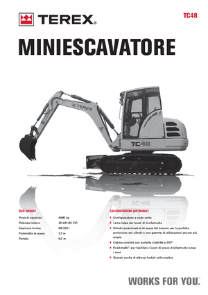 Mini Excavators Terex TC 48