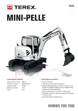 Mini Excavators Terex TC 50