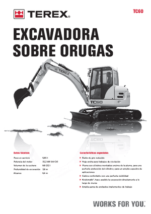 Mini Excavators Terex TC 60