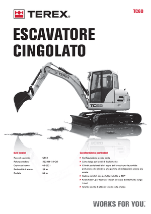 Mini Excavators Terex TC 60