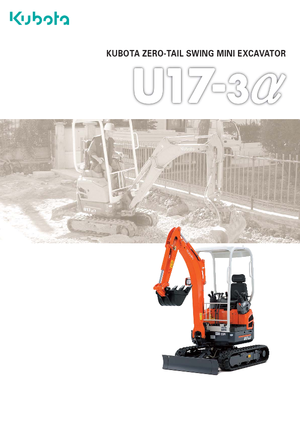 Mini Excavators Kubota U17-3