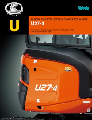 Mini Excavators Kubota U27-4