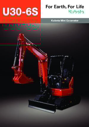 Mini ekskavatörler Kubota U30-6S