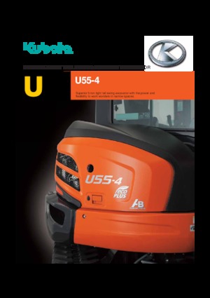 Mini Excavators Kubota U55-4