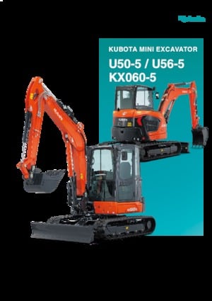 Mini Excavators Kubota U50-5