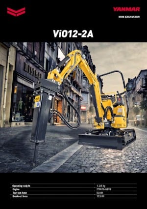 Mini Excavators Yanmar VIO 12-2 A