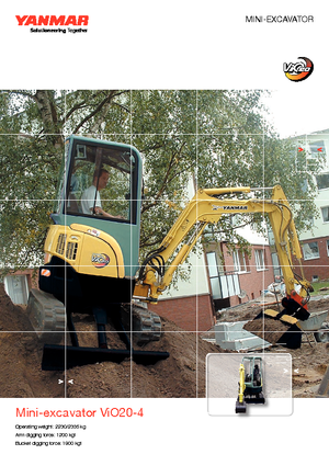 Mini Excavators Yanmar VIO 20