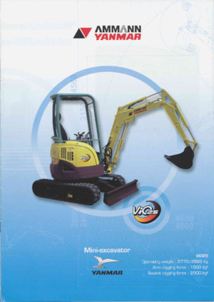 Mini Excavators Yanmar VIO 25