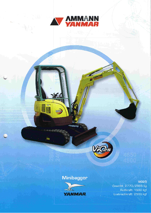 Mini Excavators Yanmar VIO 25
