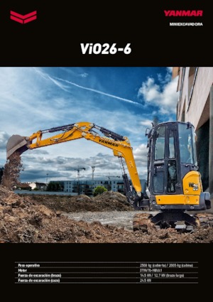Mini Excavators Yanmar VIO 26-6 CR