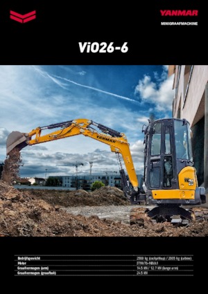 Mini Excavators Yanmar VIO 26-6 CR
