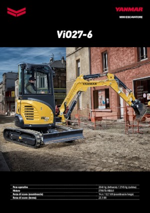 Mini Excavators Yanmar VIO 27-6 CR