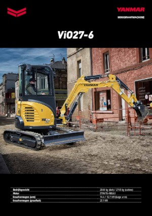 Mini Excavators Yanmar VIO 27-6 CR