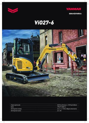 Mini Excavators Yanmar VIO 27-6 CR