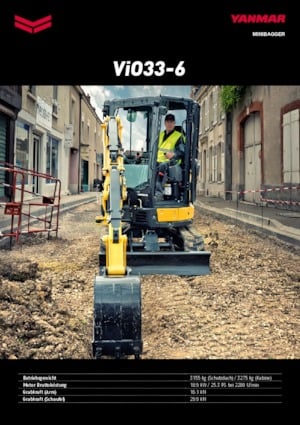 Mini Excavators Yanmar VIO 33-6 CR