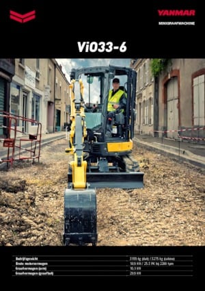 Mini Excavators Yanmar VIO 33-6 CR