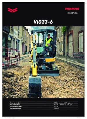 Mini Excavators Yanmar VIO 33-6 CR
