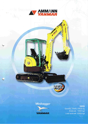 Mini Excavators Yanmar VIO 35