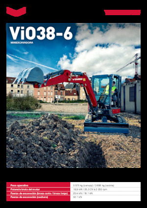 Mini Excavators Yanmar ViO38-6 