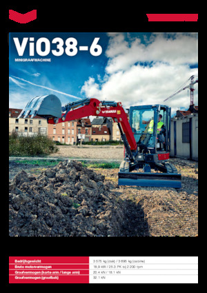 Mini Excavators Yanmar ViO38-6 