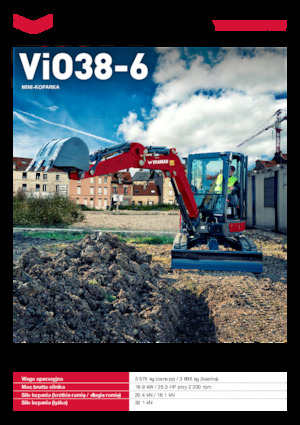 Mini Excavators Yanmar ViO38-6 