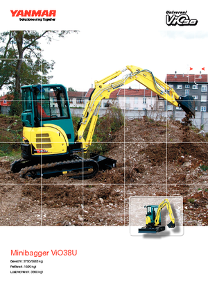 Mini Excavators Yanmar VIO 38 U