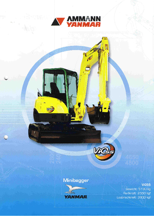 Mini Excavators Yanmar VIO 55