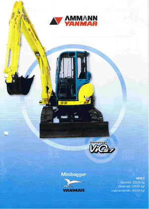 Mini Excavators Yanmar VIO 57 U