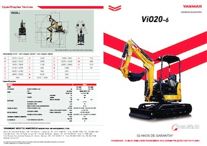Mini Excavators Yanmar ViO20-6