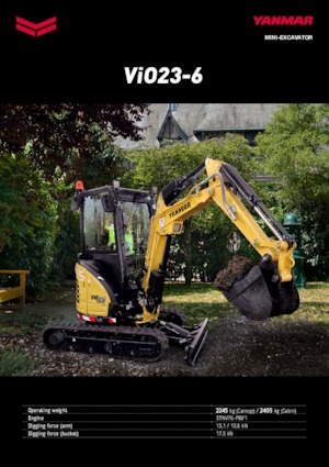 Mini Excavators Yanmar ViO23-6