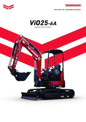 Mini ekskavatörler Yanmar ViO25-6A