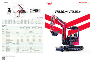 Mini Excavators Yanmar Vio30-7 