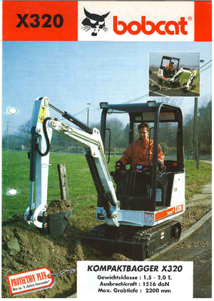 Mini Excavators Bobcat X 320