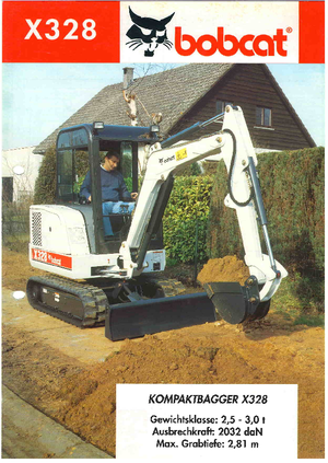 Mini Excavators Bobcat X 328