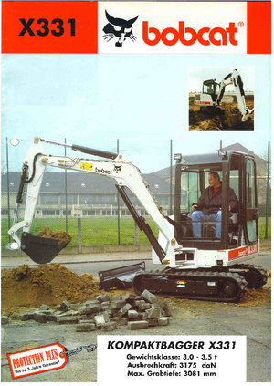 Mini Excavators Bobcat X 331