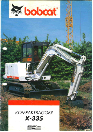 Mini Excavators Bobcat X 335
