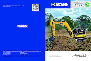 Mini Excavators XCMG XE27E Canopy