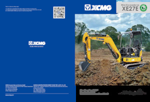 Mini Excavators XCMG XE27E Canopy
