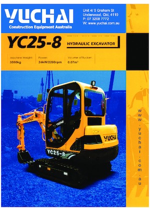 Mini Excavators Yuchai YC25-8