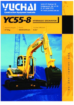 Mini Excavators Yuchai YC55-8