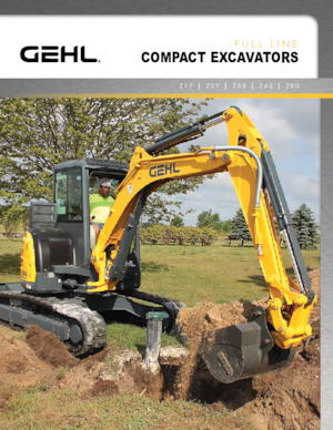 Mini Excavators Gehl Z27